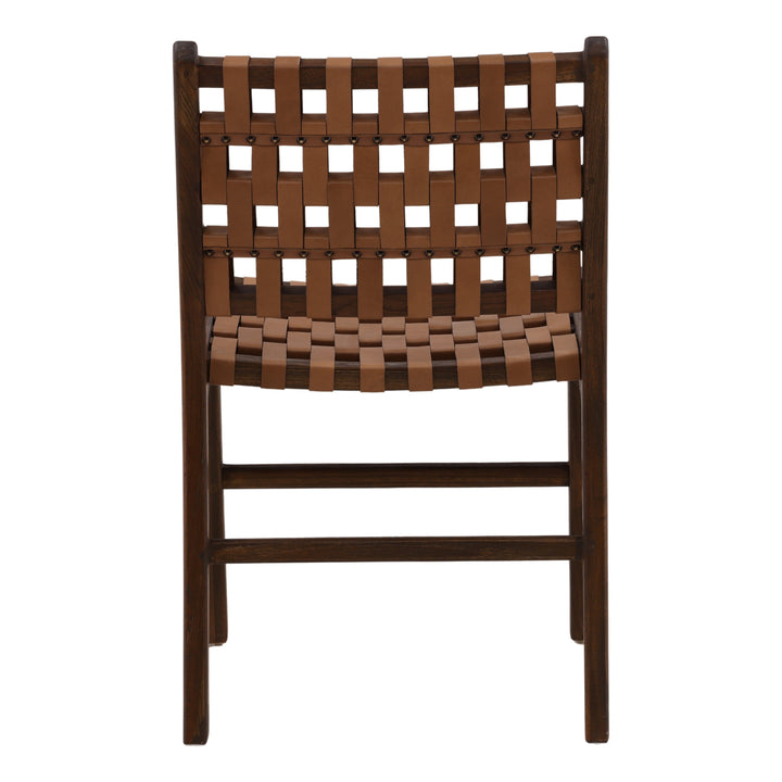 Cardin Dining Chair Brown — Back