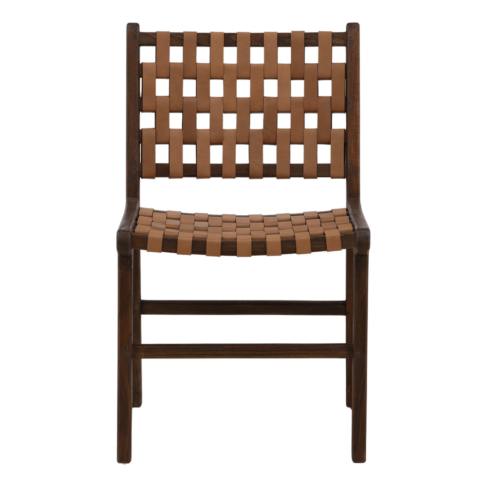 Cardin Dining Chair Brown — Front