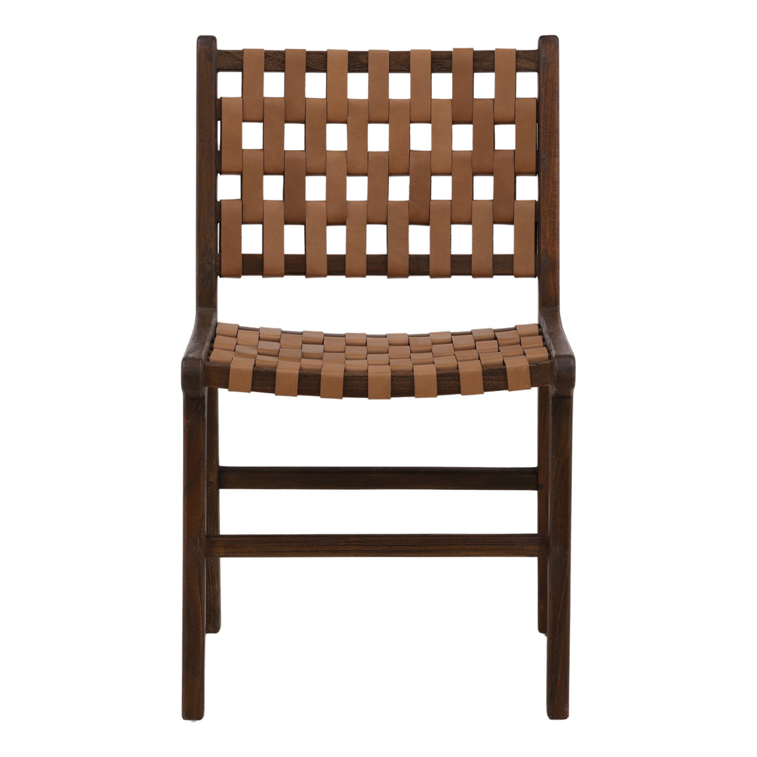 Cardin Dining Chair Brown — Front