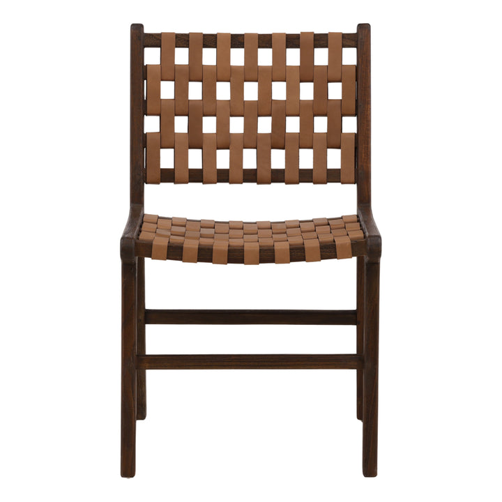 Cardin Dining Chair Brown — Front