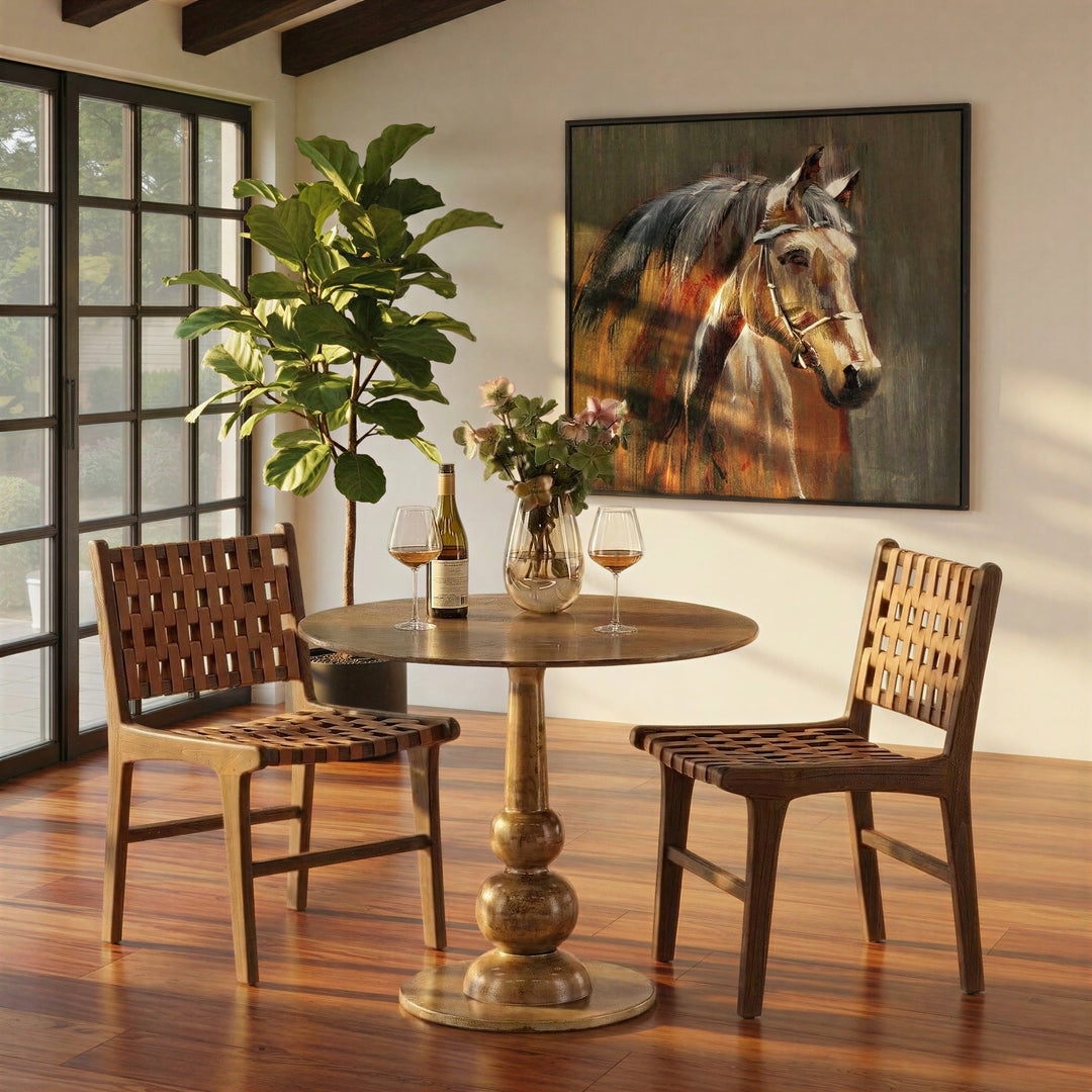 Cardin Dining Chair Brown — Lifestyle