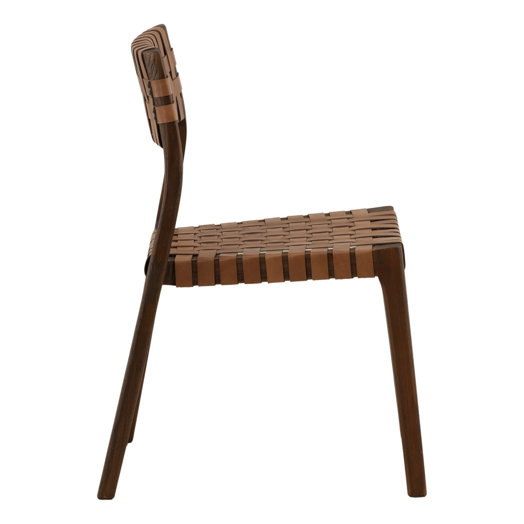 Leclaire Dining Chair Set of 2 Brown — Profile