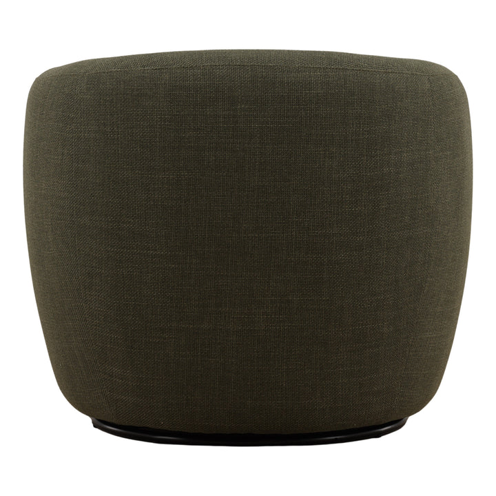 Milbrook Swivel Chair Green — Back