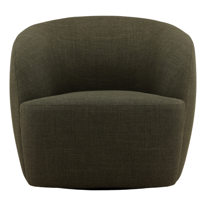 Milbrook Swivel Chair Green — Front
