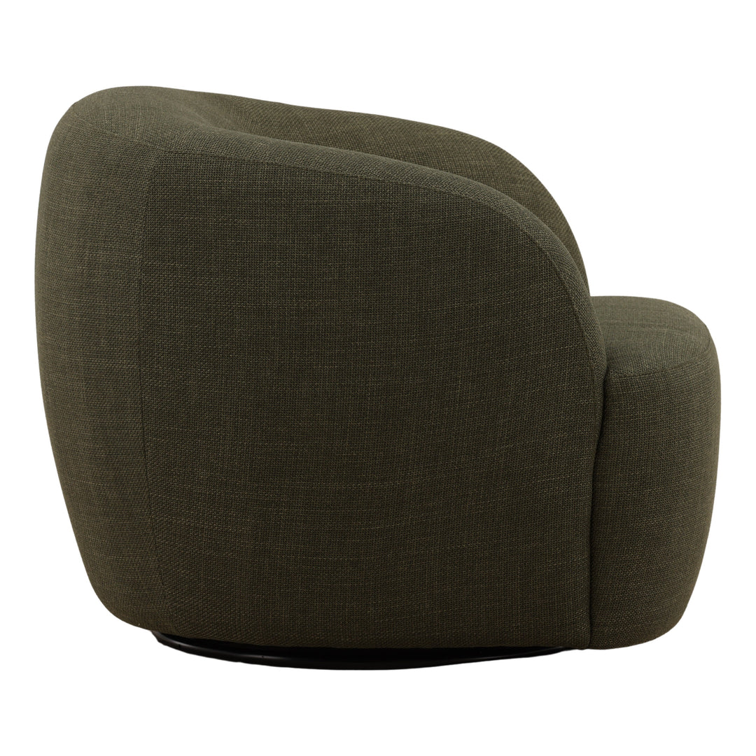 Milbrook Swivel Chair Green — Profile