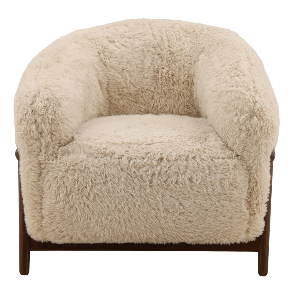 Prescot Occasional Chair Cream — Front