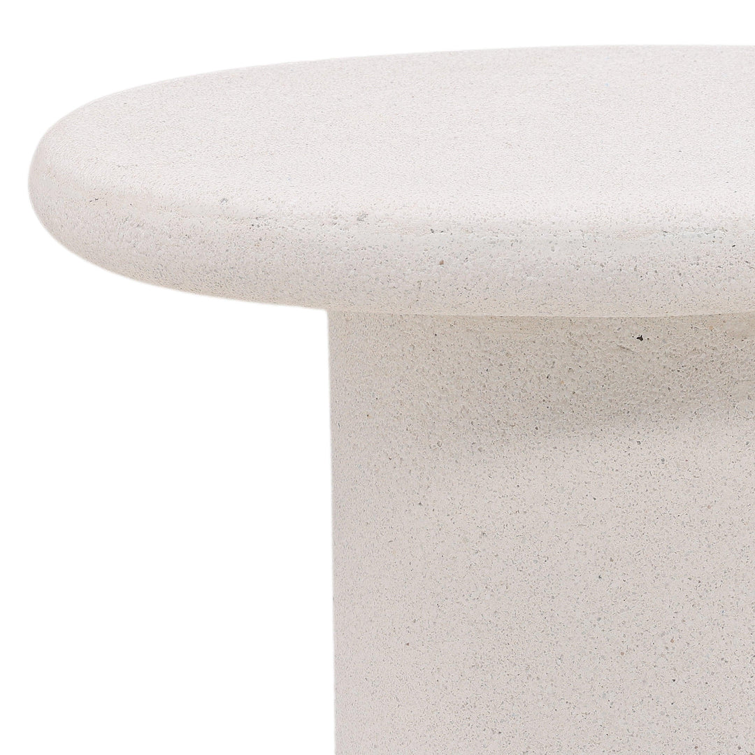 Ralph Side Table White - SwayLiving