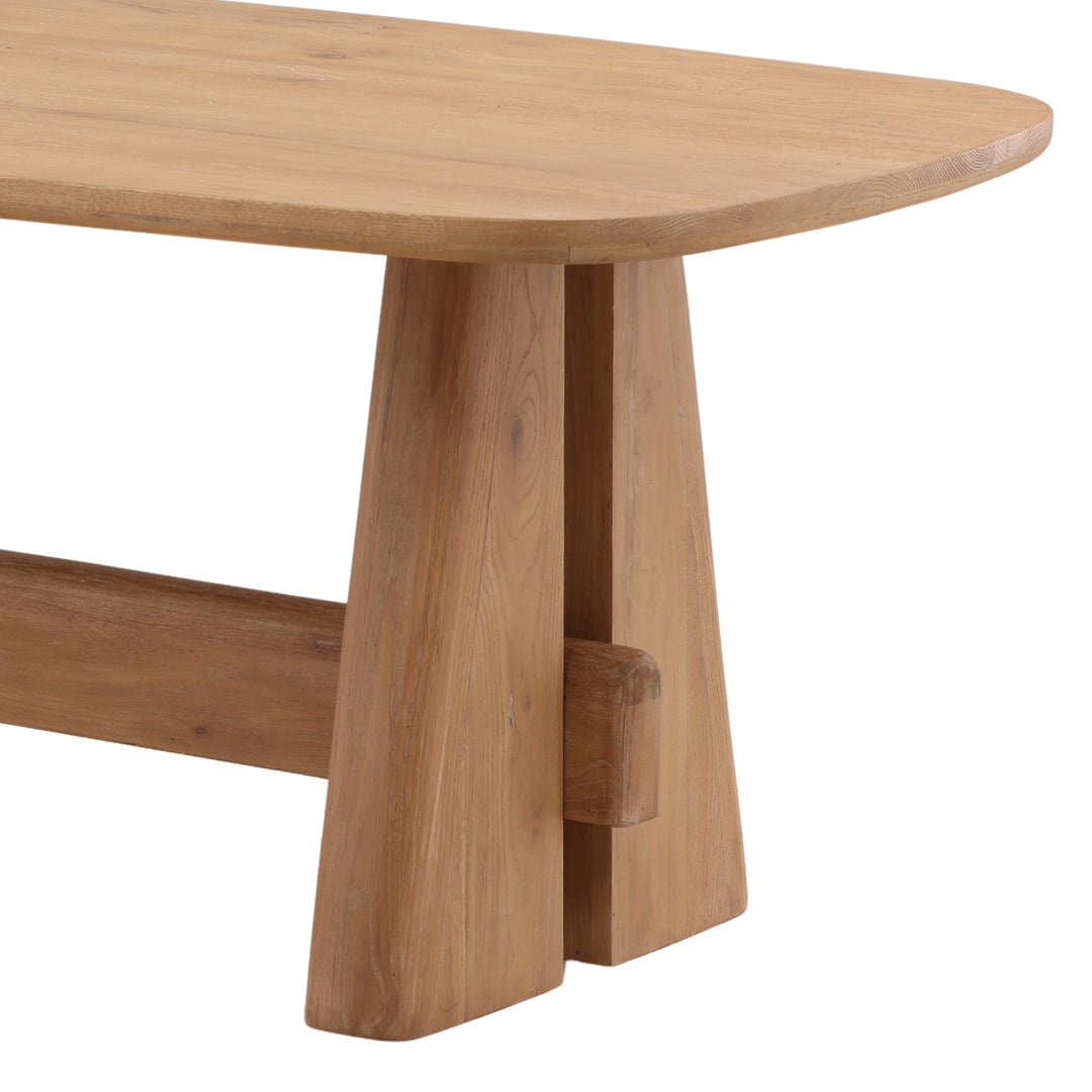 Hesston Dining Table Light Natural 84" — Detail 2