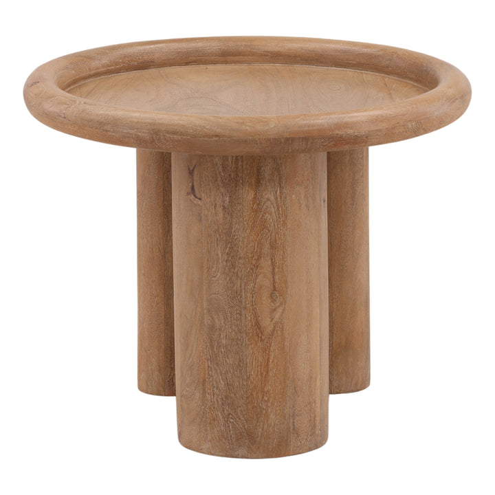 Xanthose Side Table Light Natural — Back