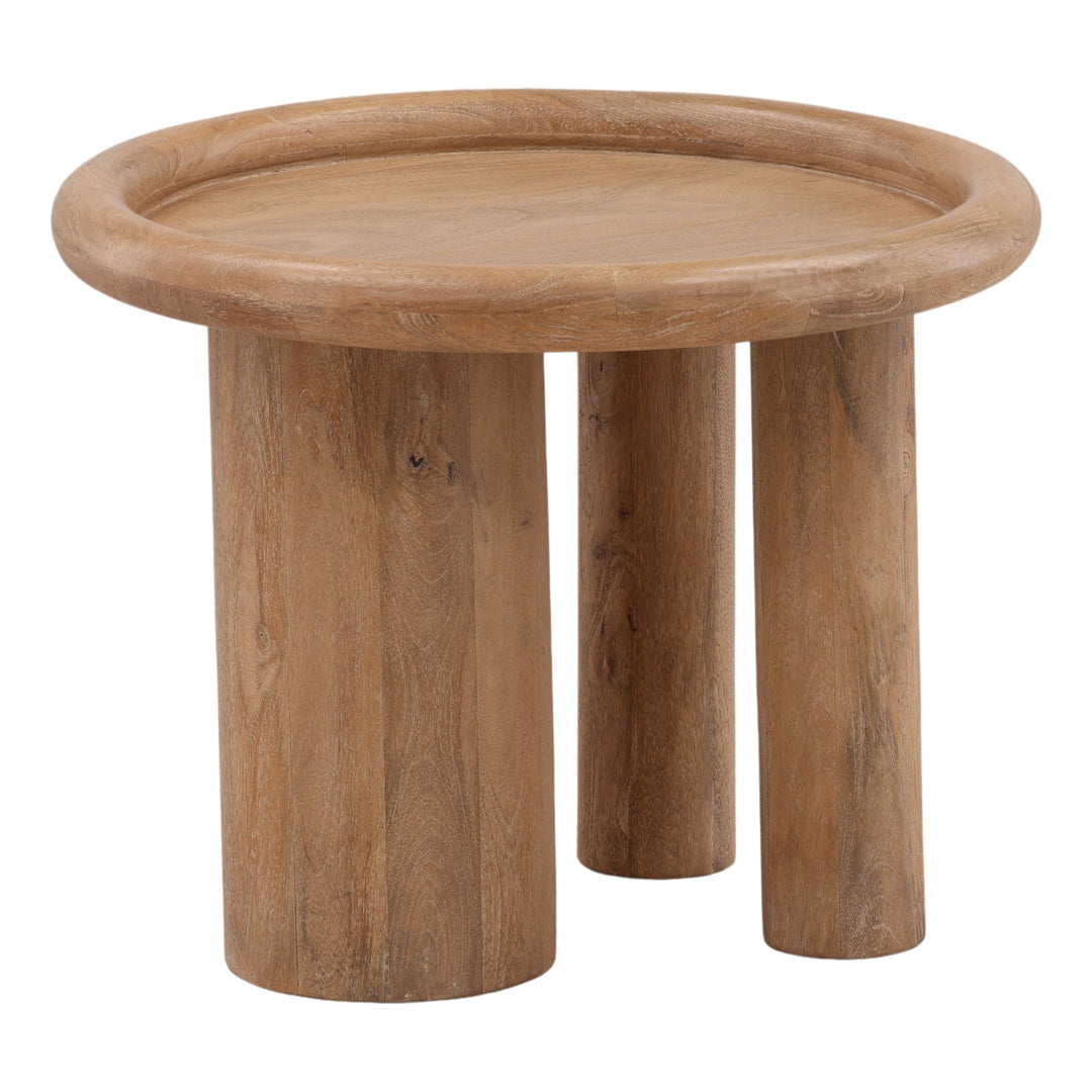 Xanthose Side Table Light Natural — Front Three-Quarter