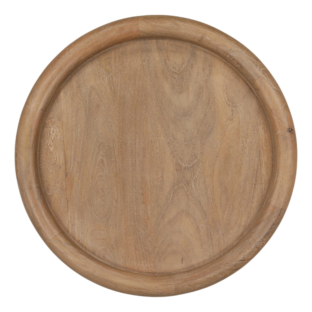 Xanthose Side Table Light Natural — Overhead