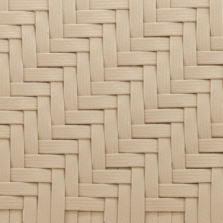Meesa Outdoor Dining Chair Cream — Detail 1