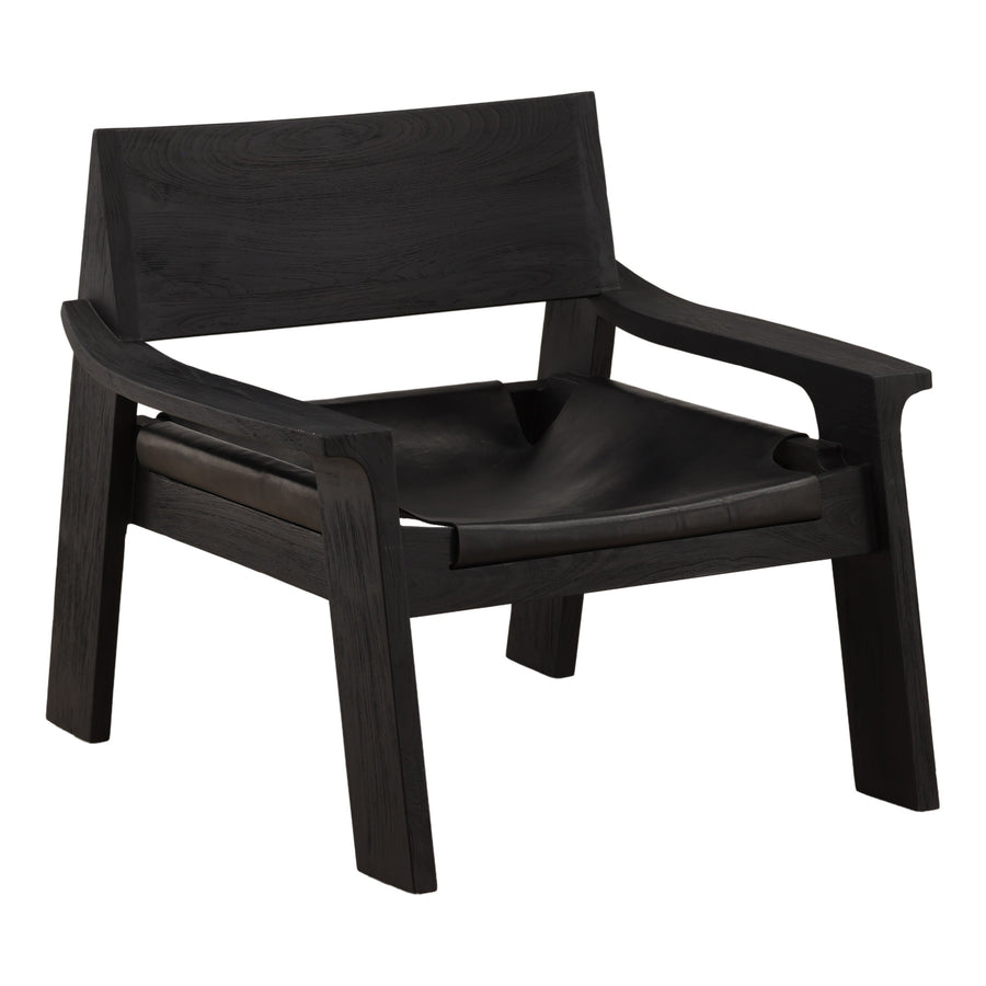 Osoria Occasional Chair Black — Front Three-Quarter