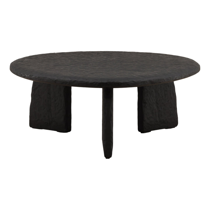 Beaux Coffee Table Black — Front Three-Quarter