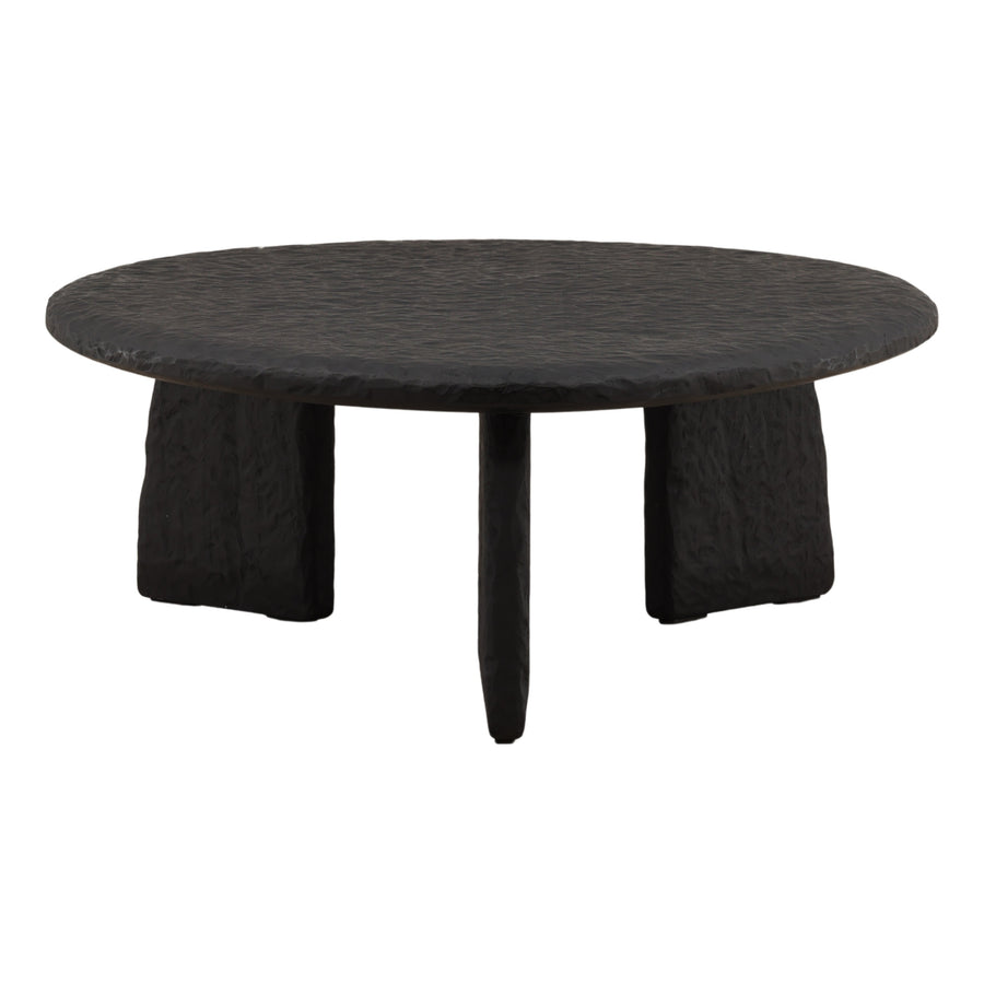 Beaux Coffee Table Black — Front Three-Quarter