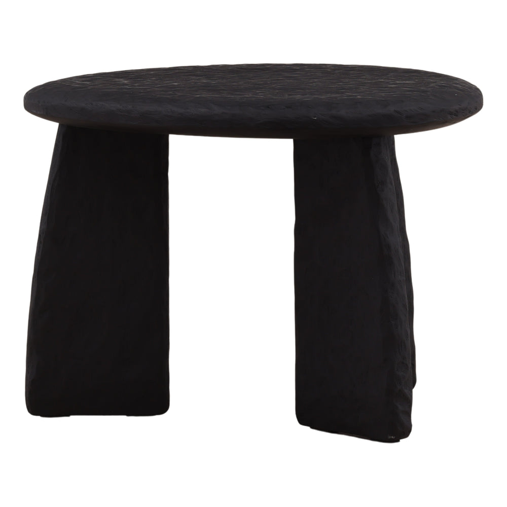 Beaux Side Table Black — Front