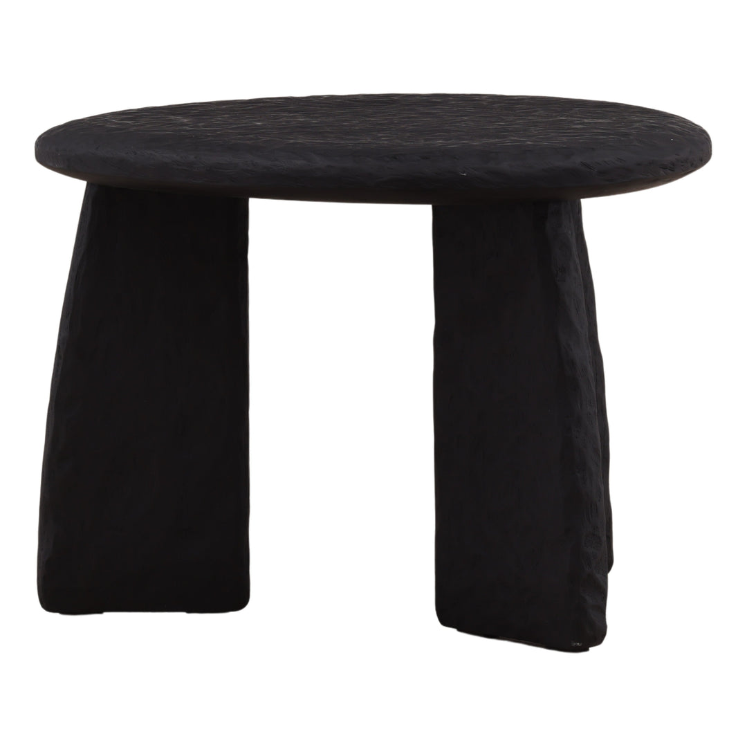 Beaux Side Table Black — Front