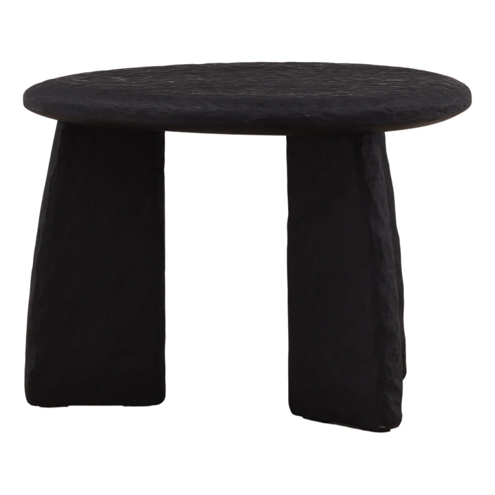 Beaux Side Table Black — Front