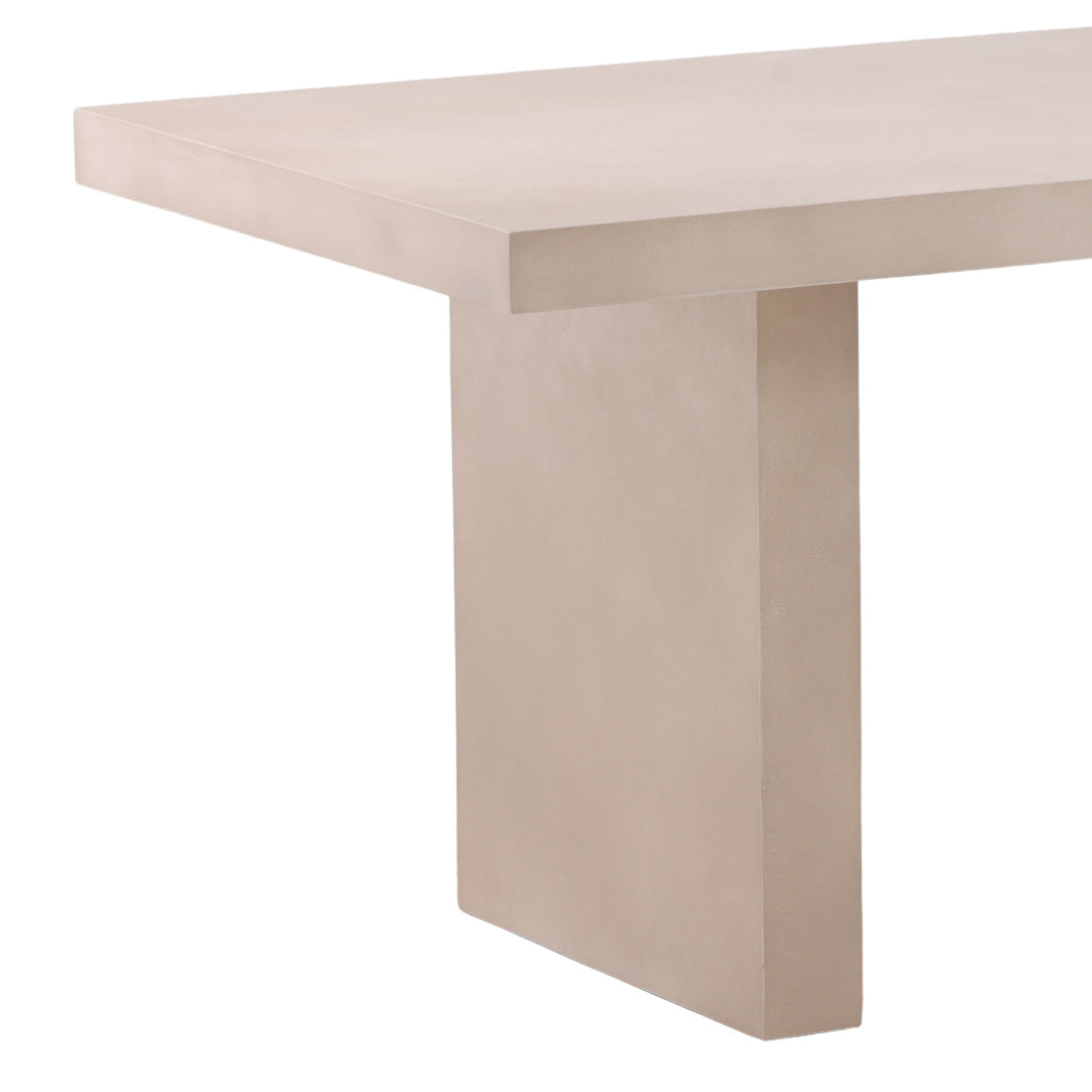 Santeen Outdoor Dining Table Sand — Detail 2