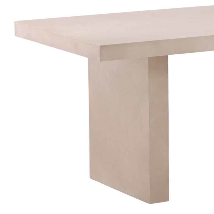 Santeen Outdoor Dining Table Sand — Detail 2
