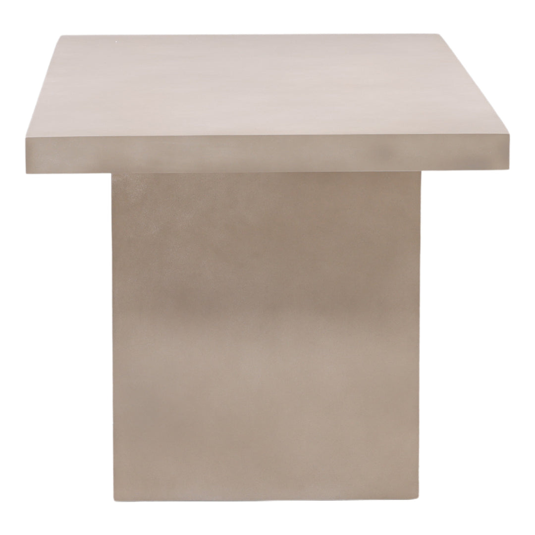 Santeen Outdoor Dining Table Sand — Profile
