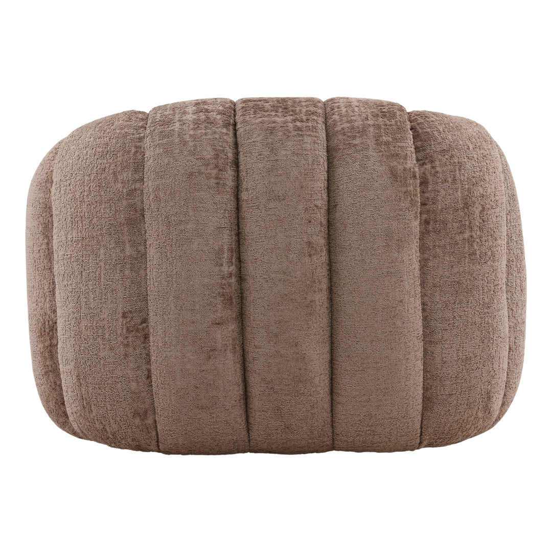 Rumie Swivel Chair Brown — Back