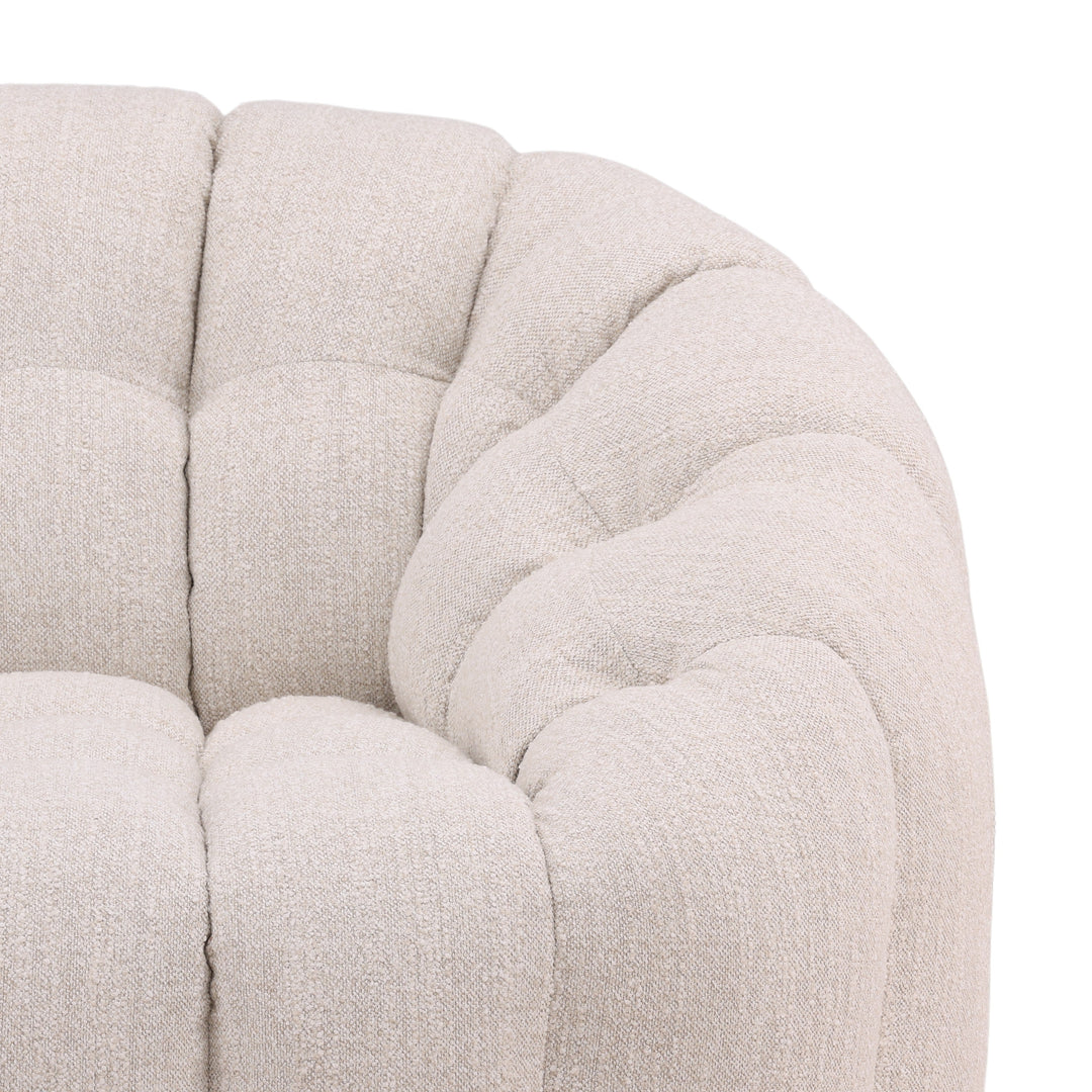 Rumie Swivel Chair Cream — Detail 2