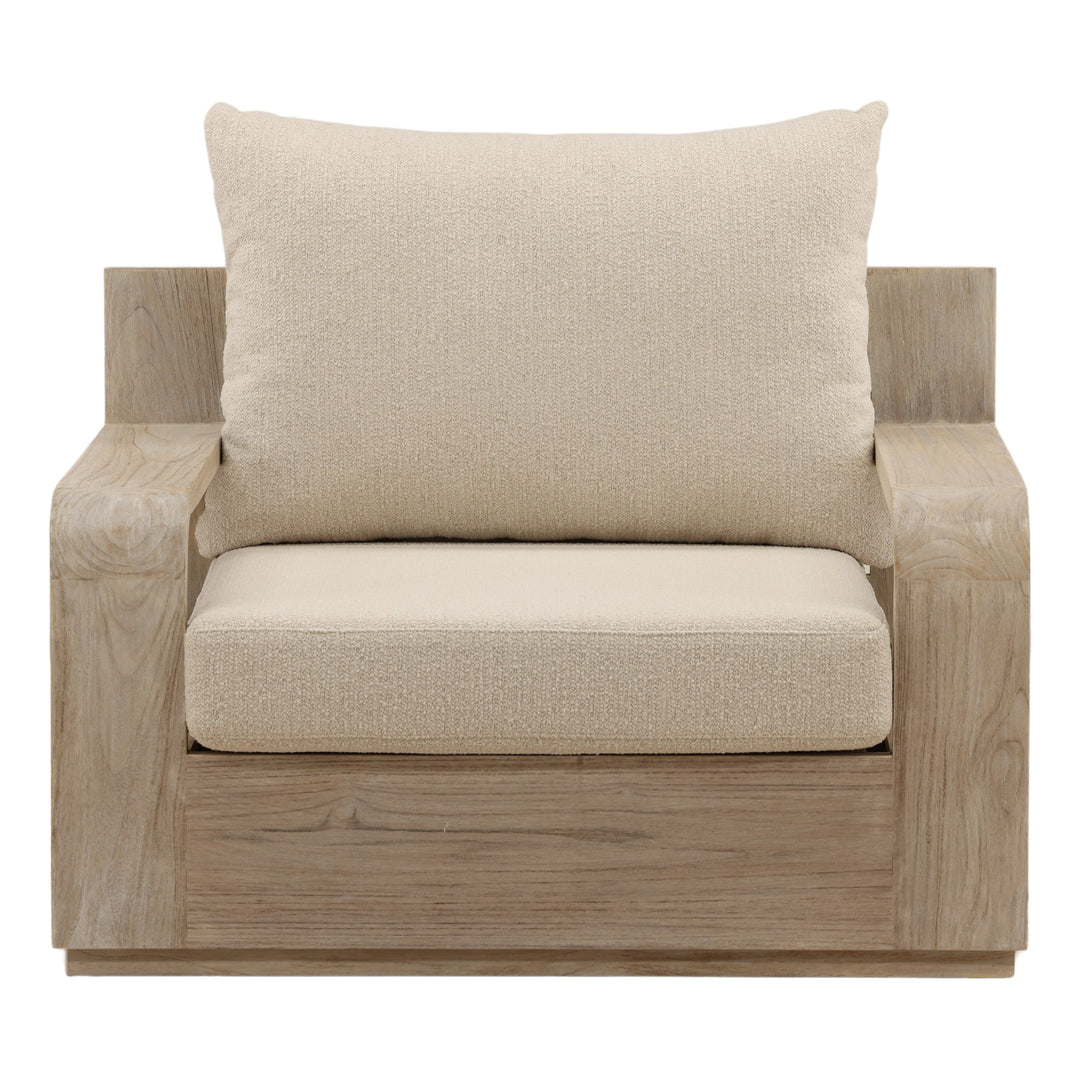 Lucrezia Outdoor Sofa Chair Grey — Front