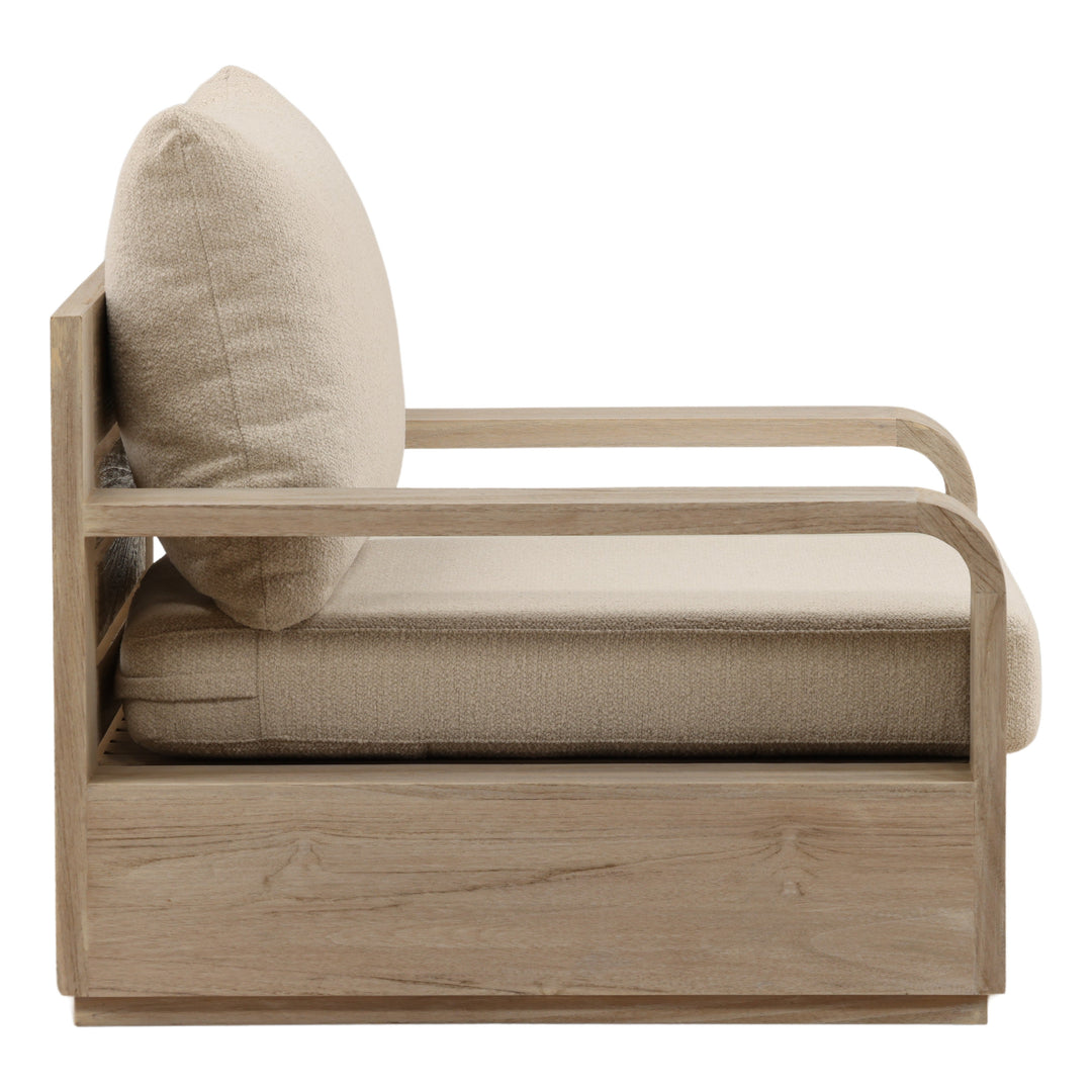 Lucrezia Outdoor Sofa Chair Grey — Profile