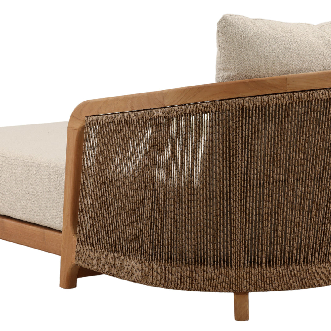 Kian Outdoor Chaise Sand — Detail 1