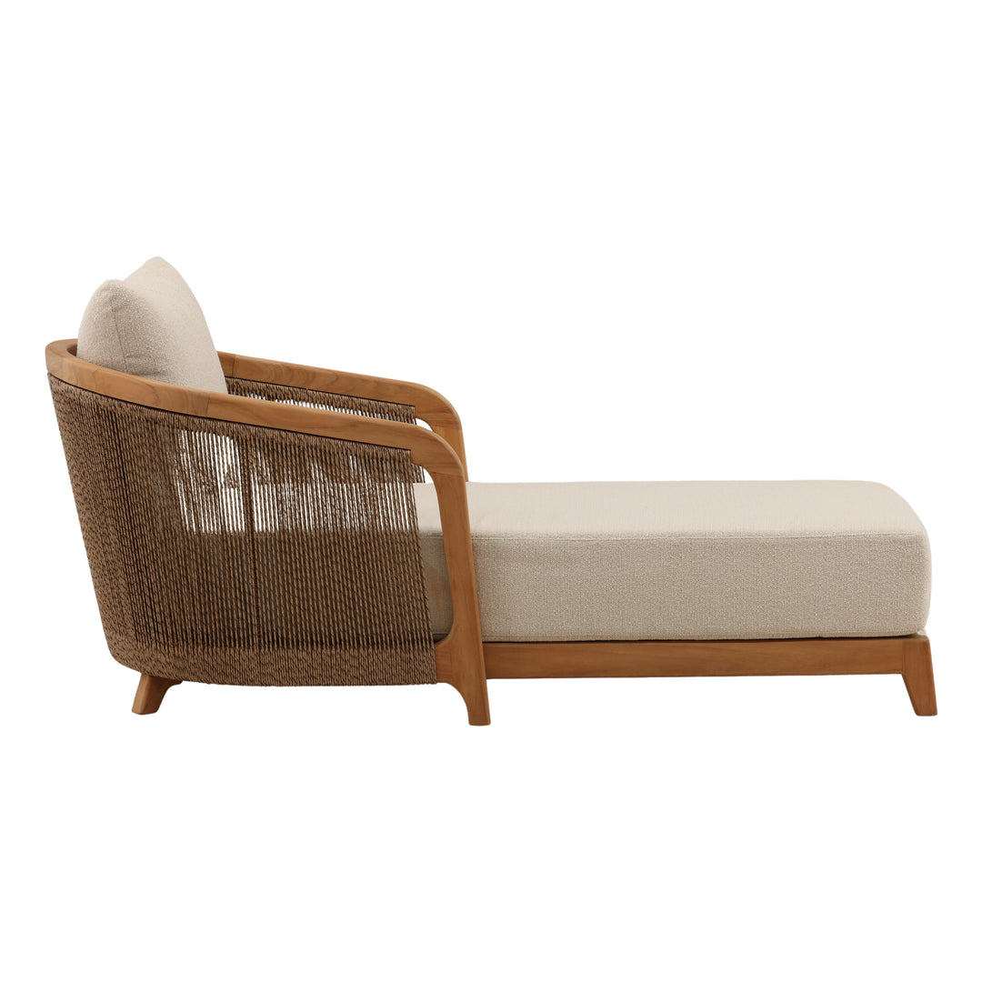 Kian Outdoor Chaise Sand — Profile