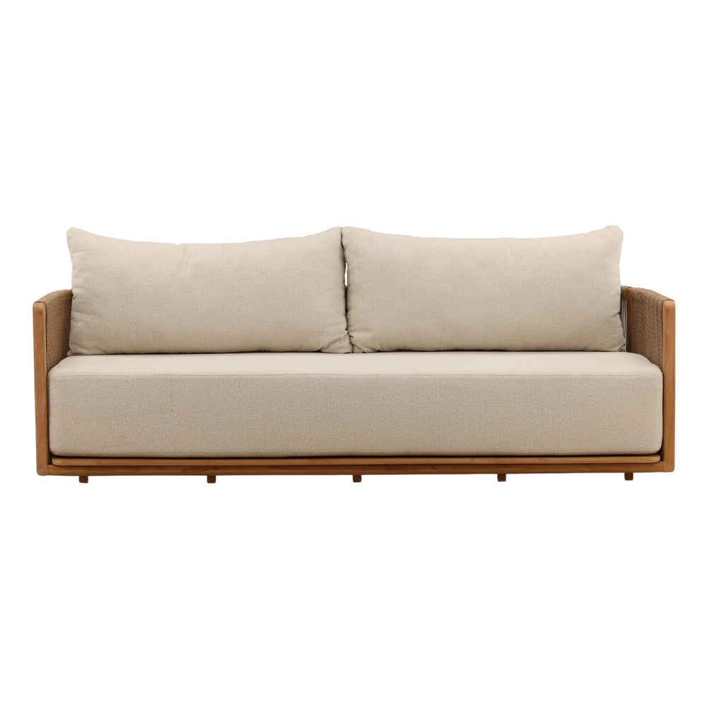 Zoisia Outdoor Sofa Sand — Front