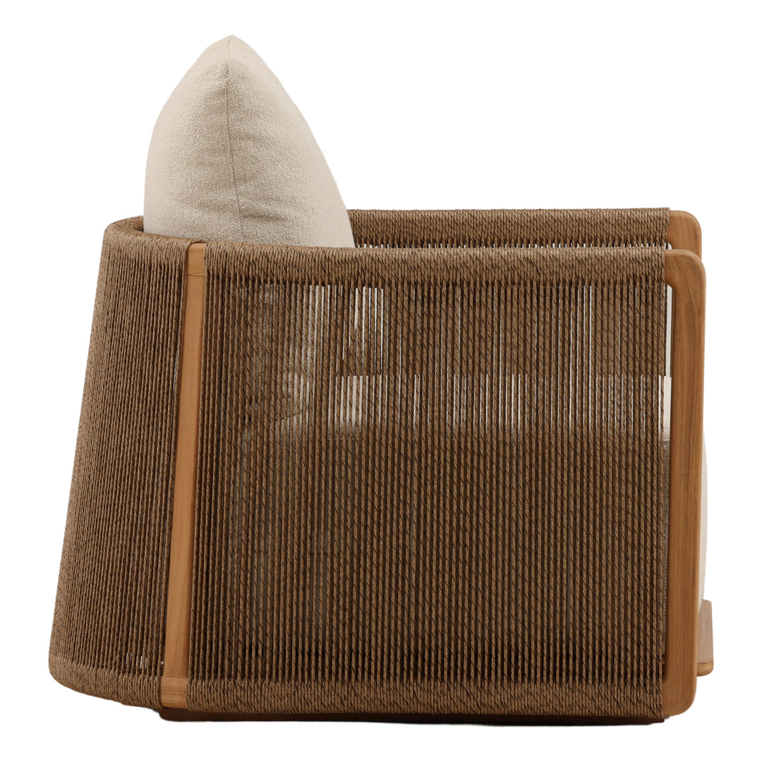 Zoisia Outdoor Sofa Chair Sand — Profile