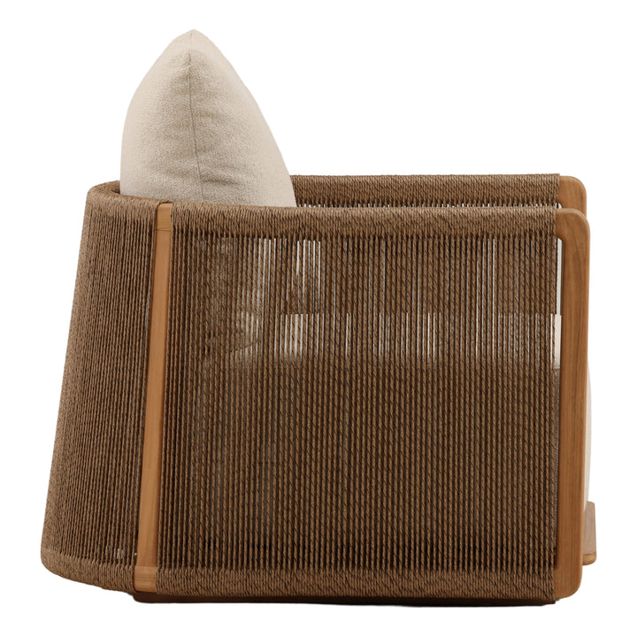 Zoisia Outdoor Sofa Chair Sand — Profile