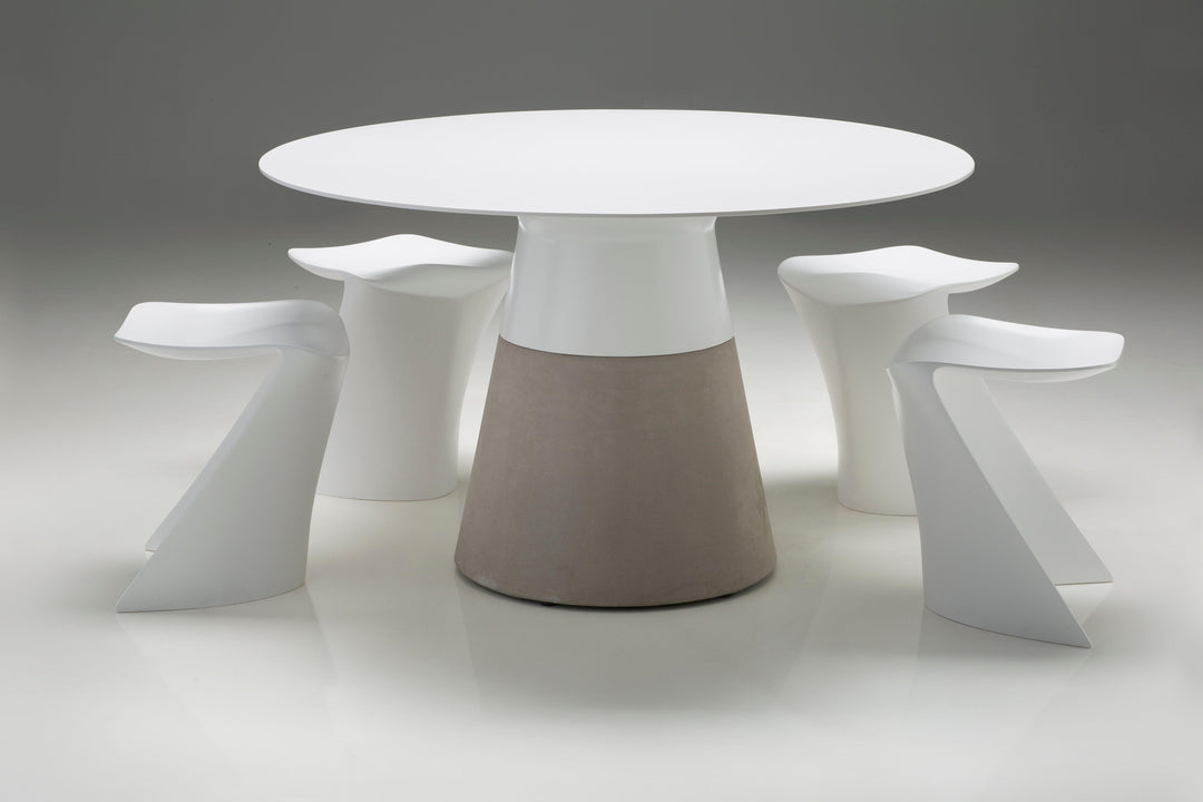 SwayLiving MALDIVES 49" Dining Table Round Concrete Base DINING TABLES
