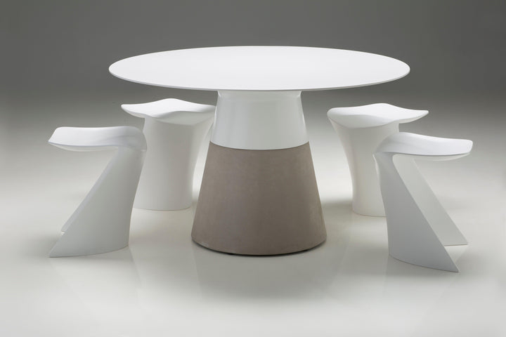 SwayLiving MALDIVES 49" Dining Table Round Concrete Base DINING TABLES