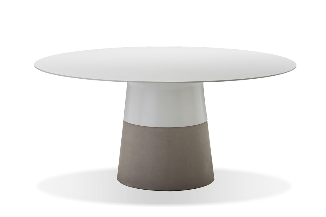 SwayLiving MALDIVES 63" Dining Table Round Concrete Base DINING TABLES