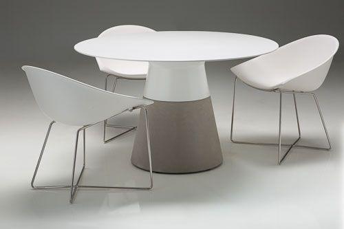 SwayLiving MALDIVES 63" Dining Table Round Concrete Base DINING TABLES
