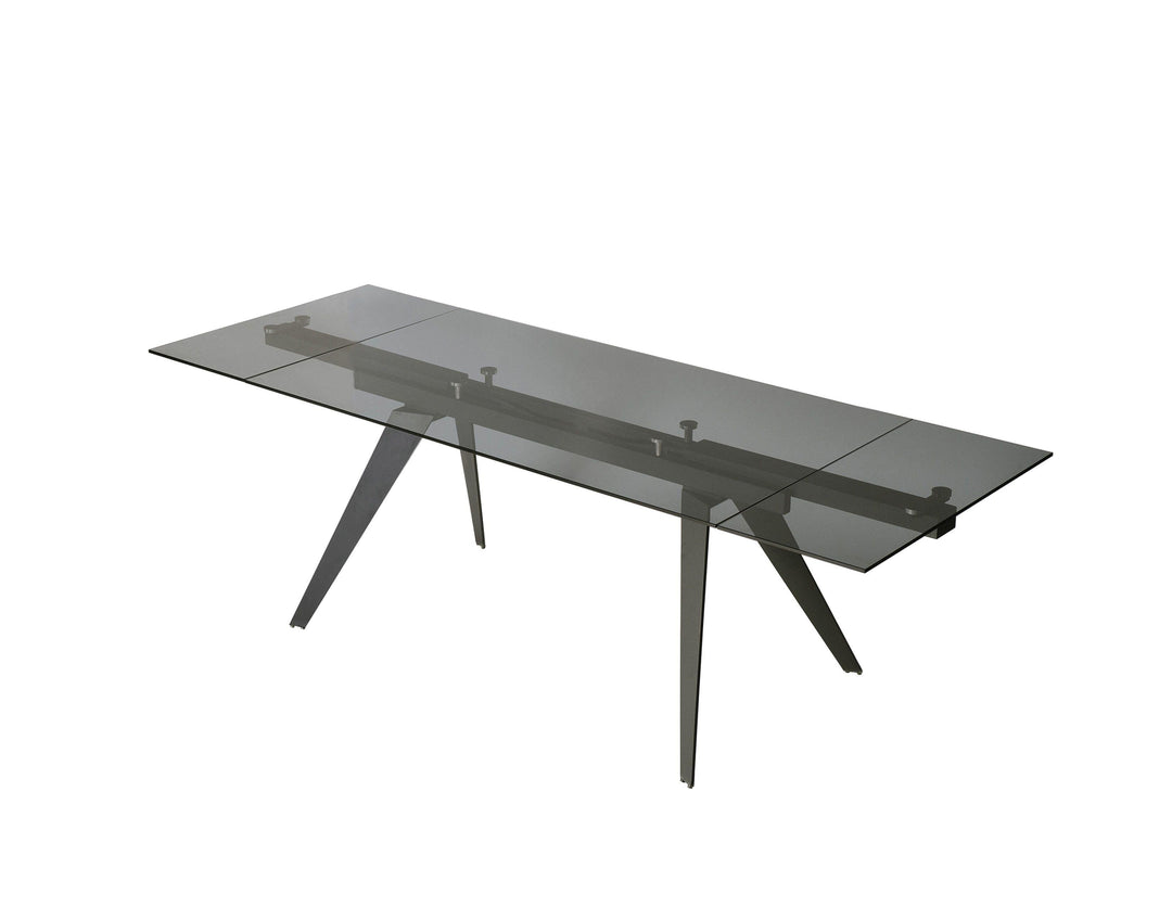 SwayLiving SwayLivingE Dining Table Double Extension Gunmetal Steel Base DINING TABLES