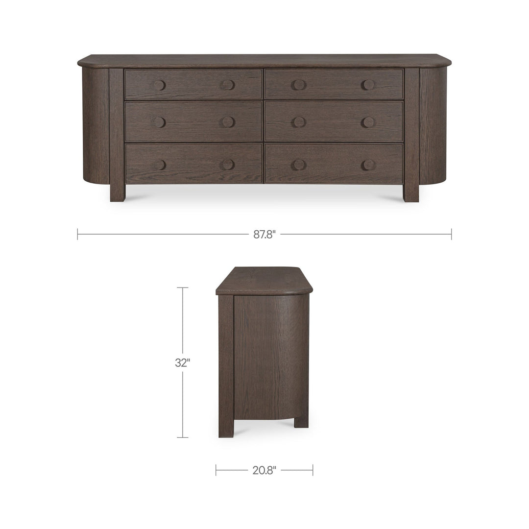 Loren 6 Drawer Dresser