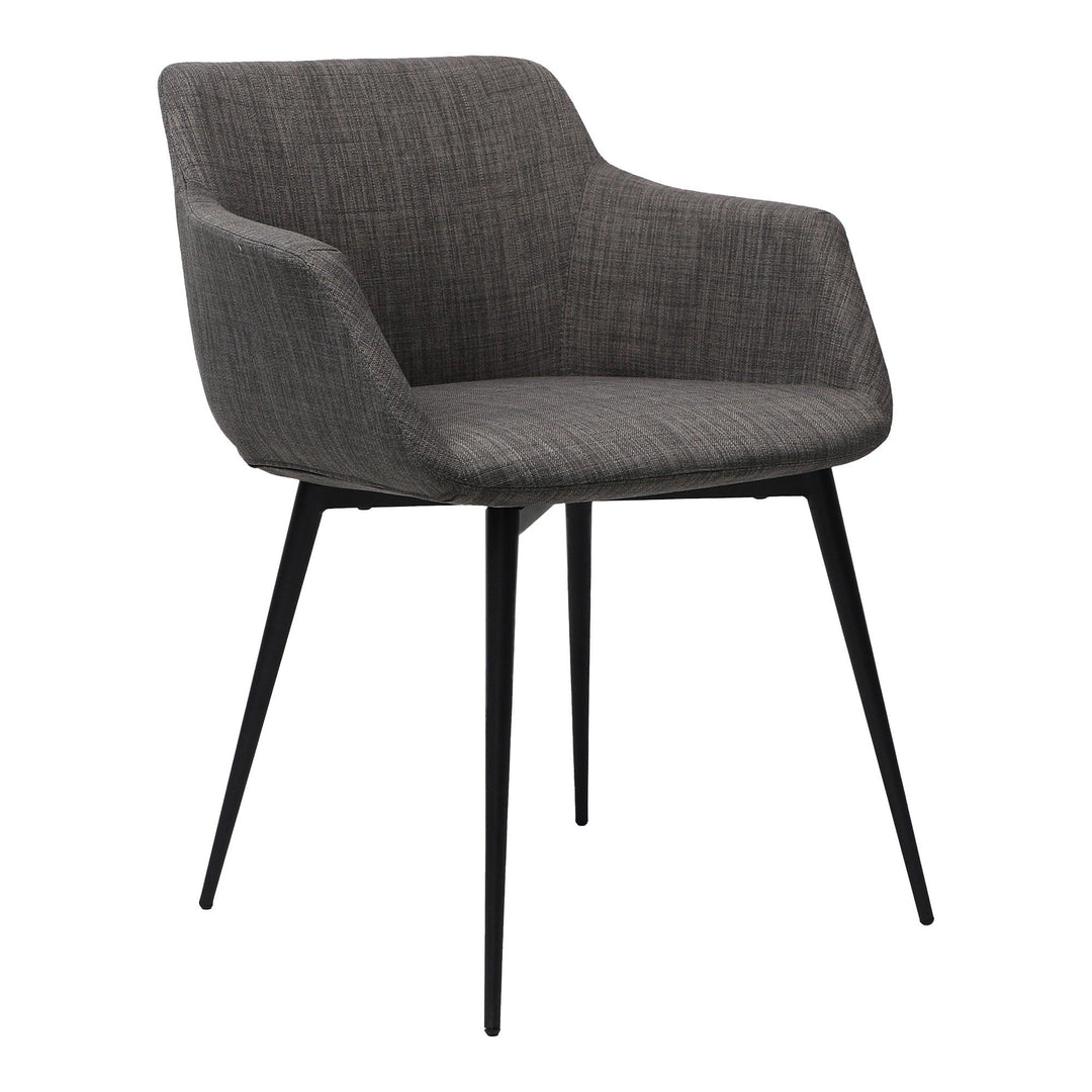 Ronda Arm Chair Grey - Set Of Two - SwayLiving