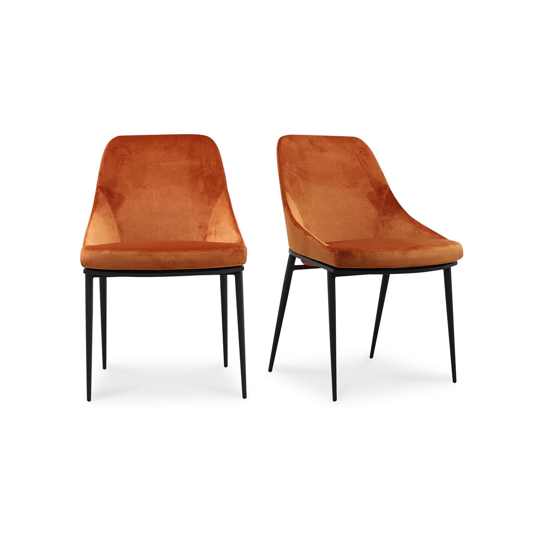 SwayLiving - Sedona Dining Chair Amber - Set of 2 - EJ-1034-12 | SwayLiving