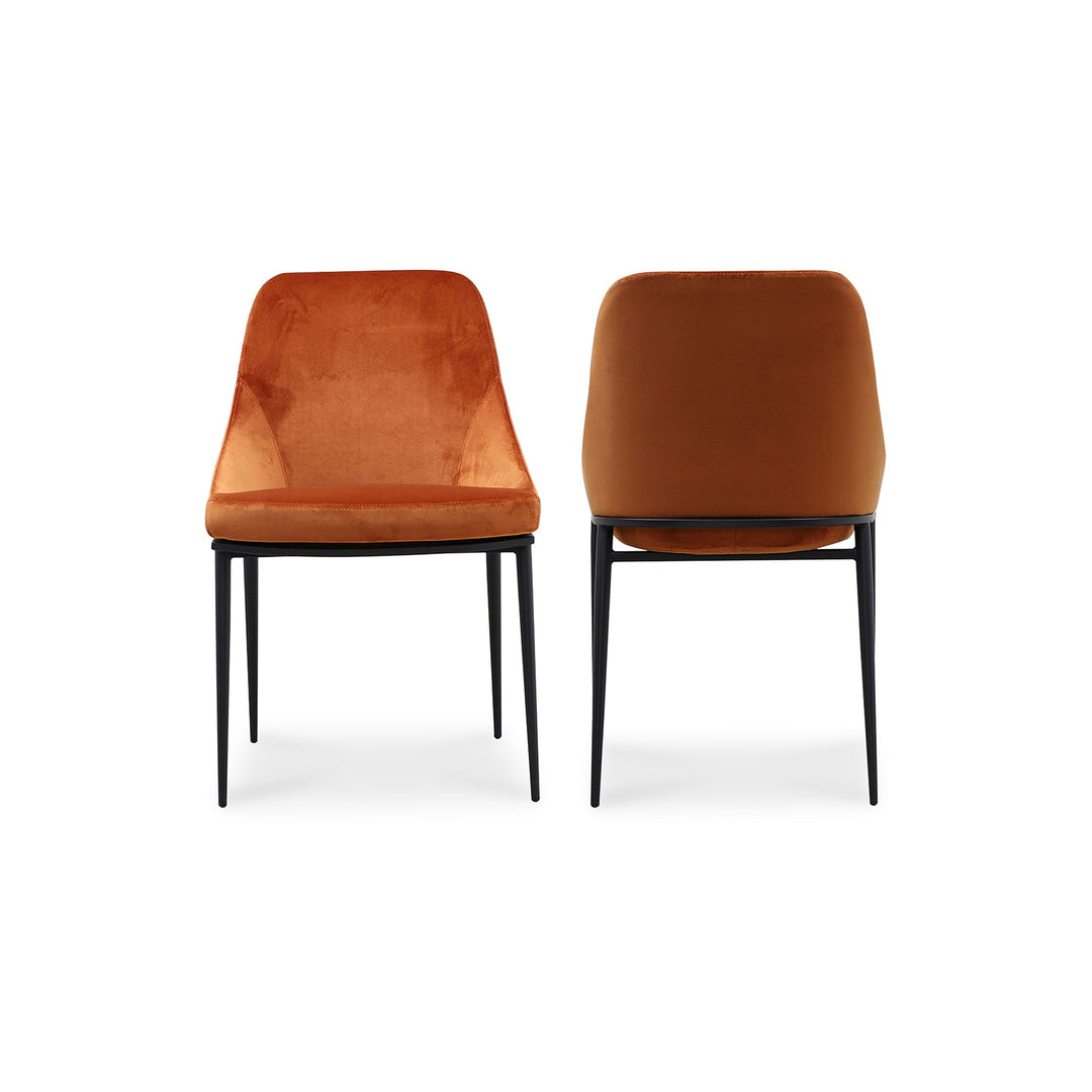 SwayLiving - Sedona Dining Chair Amber - Set of 2 - EJ-1034-12 | SwayLiving