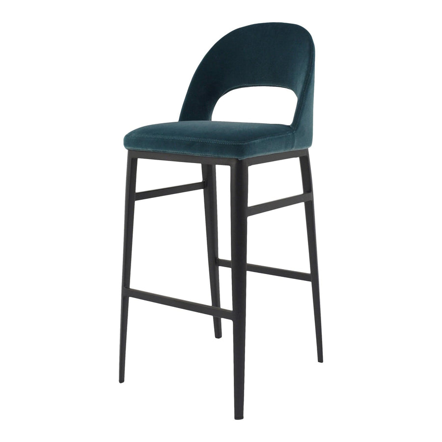 Roger Barstool Teal Velvet - SwayLiving