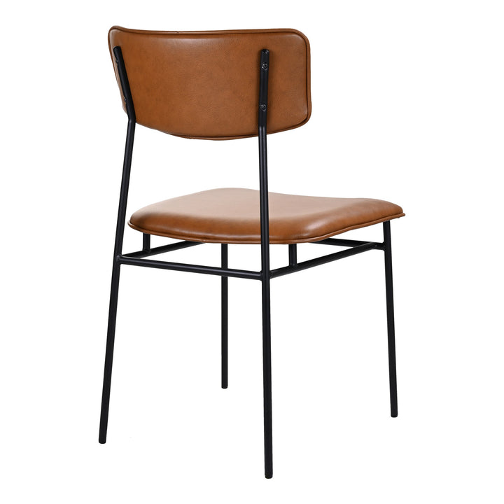 SwayLiving - Sailor Dining Chair Brown - Set of 2 - EQ-1016-03 | SwayLiving