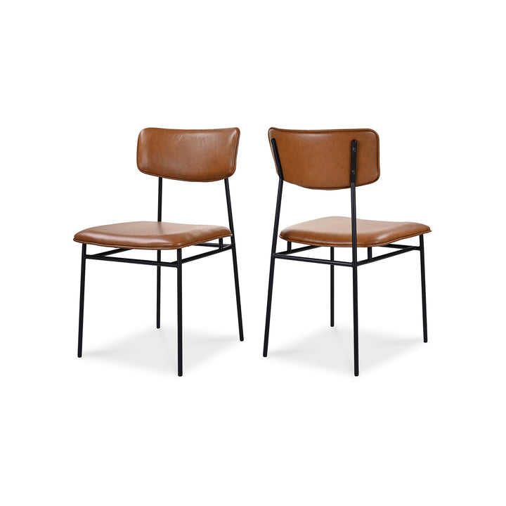 SwayLiving - Sailor Dining Chair Brown - Set of 2 - EQ-1016-03 | SwayLiving