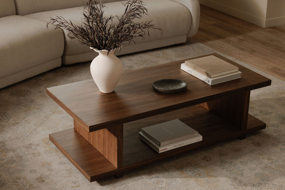 SwayLiving - Miri Coffee Table Walnut - ER-2096-03 | SwayLiving
