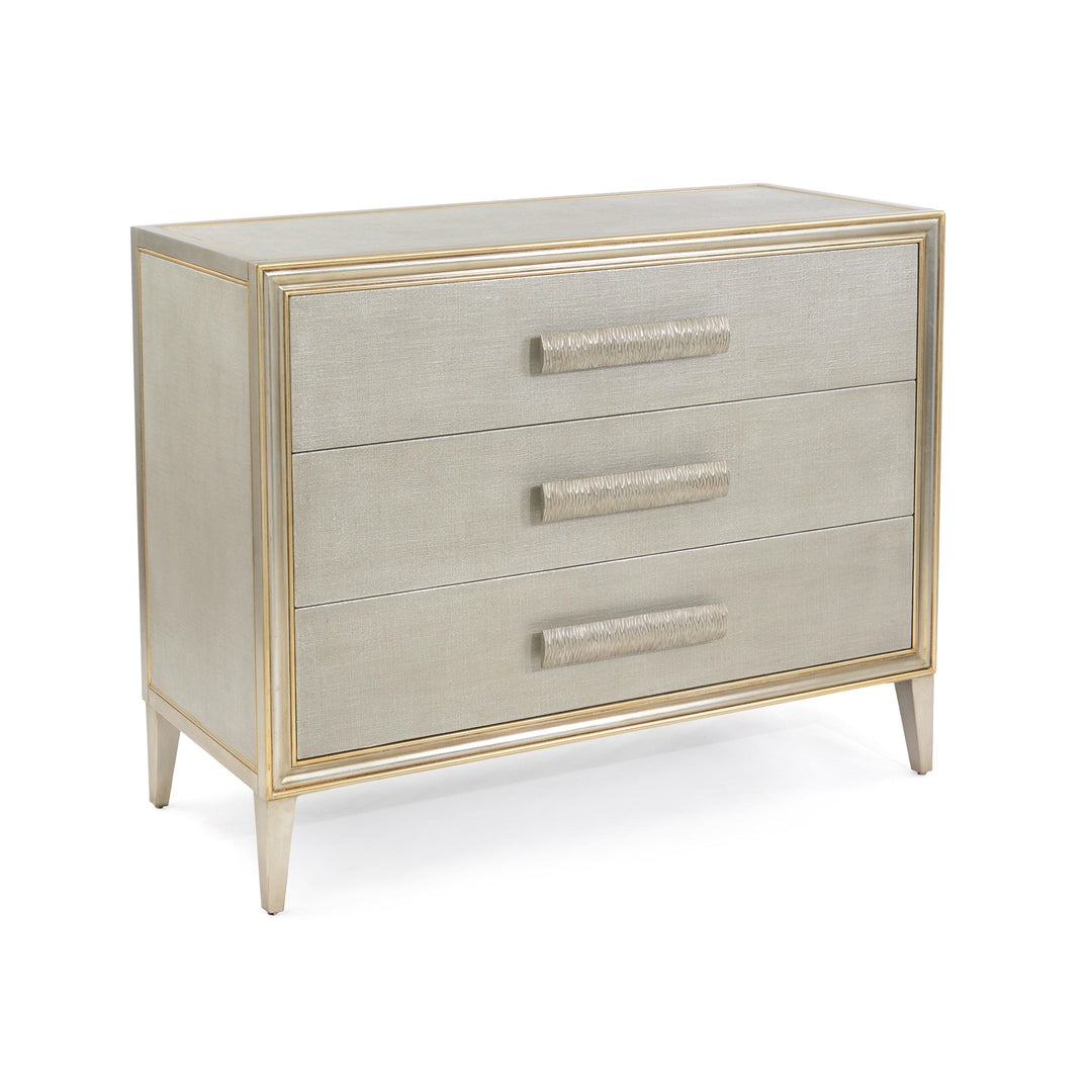 SwayLiving Cefalu Three-Drawer Nightstand SIDEBOARDS + CREDENZAS