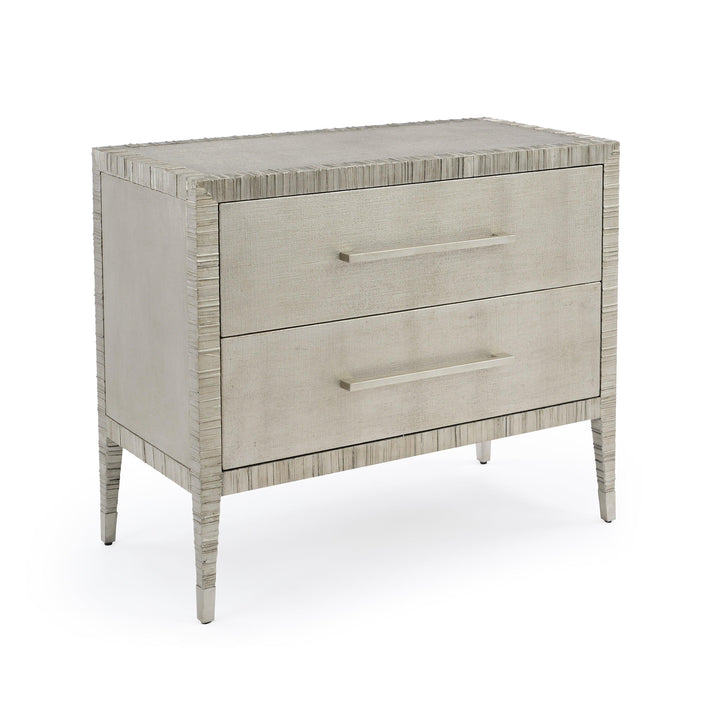 SwayLiving Carraway Silver Nightstand NIGHTSTANDS