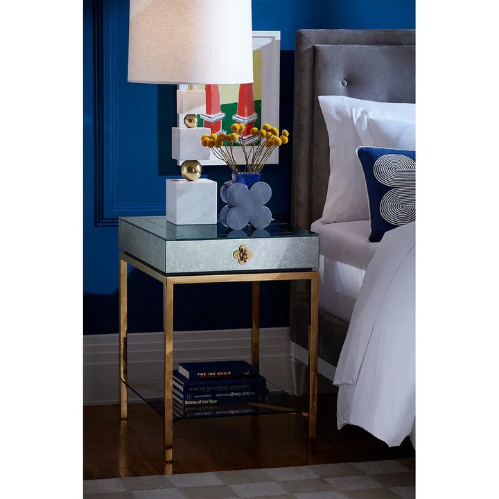 SwayLiving Delphine Tall Side Table ACCENT TABLES